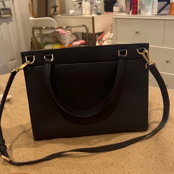 Michael Kors Essex Saffiano Leather Business Briefcase Bag in Admiral Blue - Picture 5 of 5